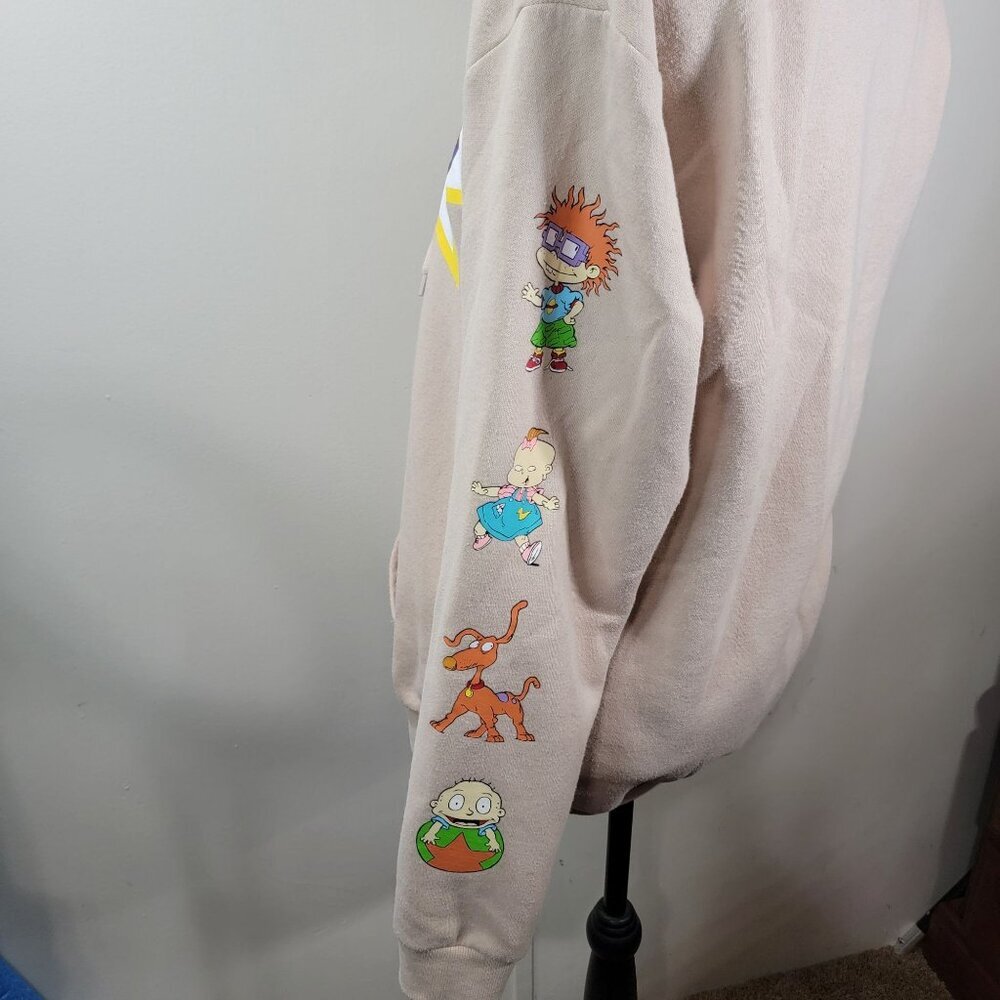 Nickelodeon Womens‎ S Rugrats Pullover Hoodie Sweatshirt 90s 2000s Retro Casual - Picture 4 of 8